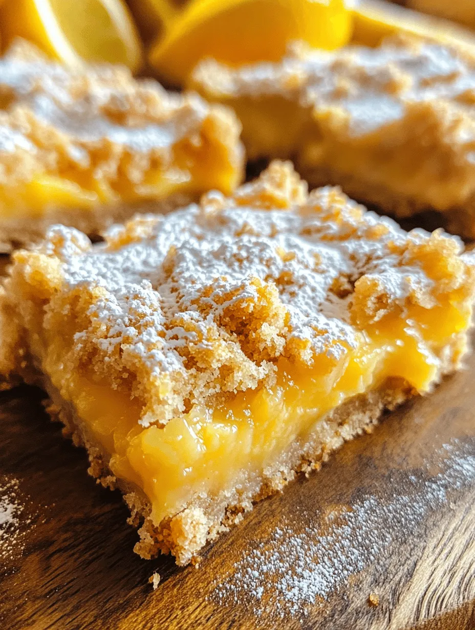 Zesty Lemon Crumb Bars: A Refreshing Delight for Every Occasion