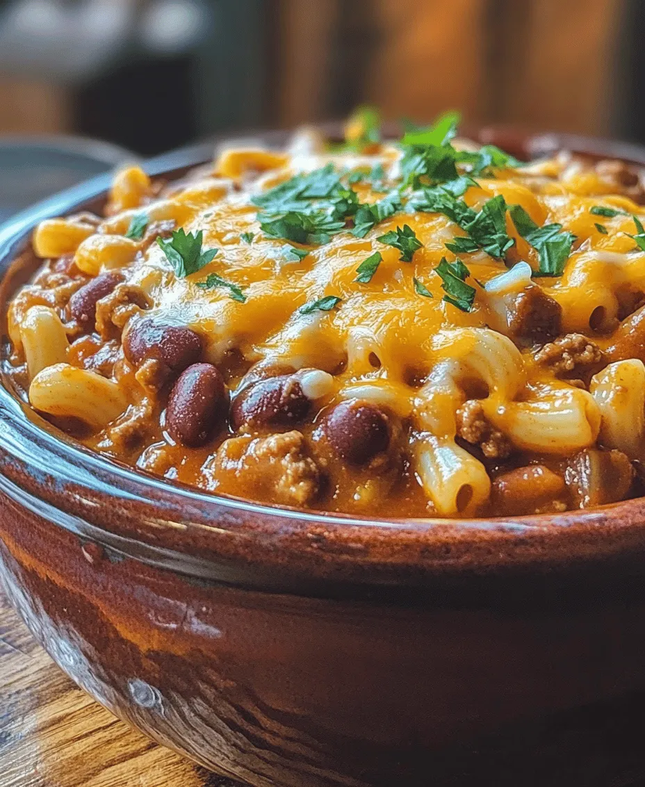 Chili Mac Delight is a heartwarming and flavorful dish that brings together the best of two beloved classics: chili and macaroni. This comforting one-pot meal is perfect for family dinners, potlucks, or those cozy nights in when you crave something hearty and satisfying. The beauty of Chili Mac Delight lies in its simplicity; it combines readily available ingredients into a delicious, filling dish that can be prepared by cooks of all skill levels. Whether you're a seasoned chef or a novice in the kitchen, this recipe makes it easy to whip up a satisfying meal that everyone will love.