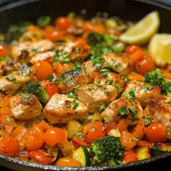 Welcome to a culinary adventure that combines health and flavor in one vibrant dish: the Sizzling Healthy Chicken and Veggie Medley. This delightful recipe is not only visually appealing but also packed with nutrients, making it an excellent choice for those who want to eat healthily without sacrificing taste. In today’s fast-paced world, where convenience often trumps nutrition, it’s essential to prioritize healthy eating habits, and incorporating a variety of vegetables is a great way to achieve that goal.
