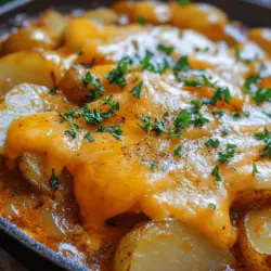 Are you searching for a dish that captures the essence of comfort food? Look no further than Smothered Potatoes in Creamy Herb Sauce. This delightful recipe combines the earthy goodness of potatoes with a velvety sauce that envelops each bite in richness. Perfect for any occasion, whether it’s a family gathering, a potluck, or just a cozy night in, this dish promises to satisfy your taste buds and warm your heart.
