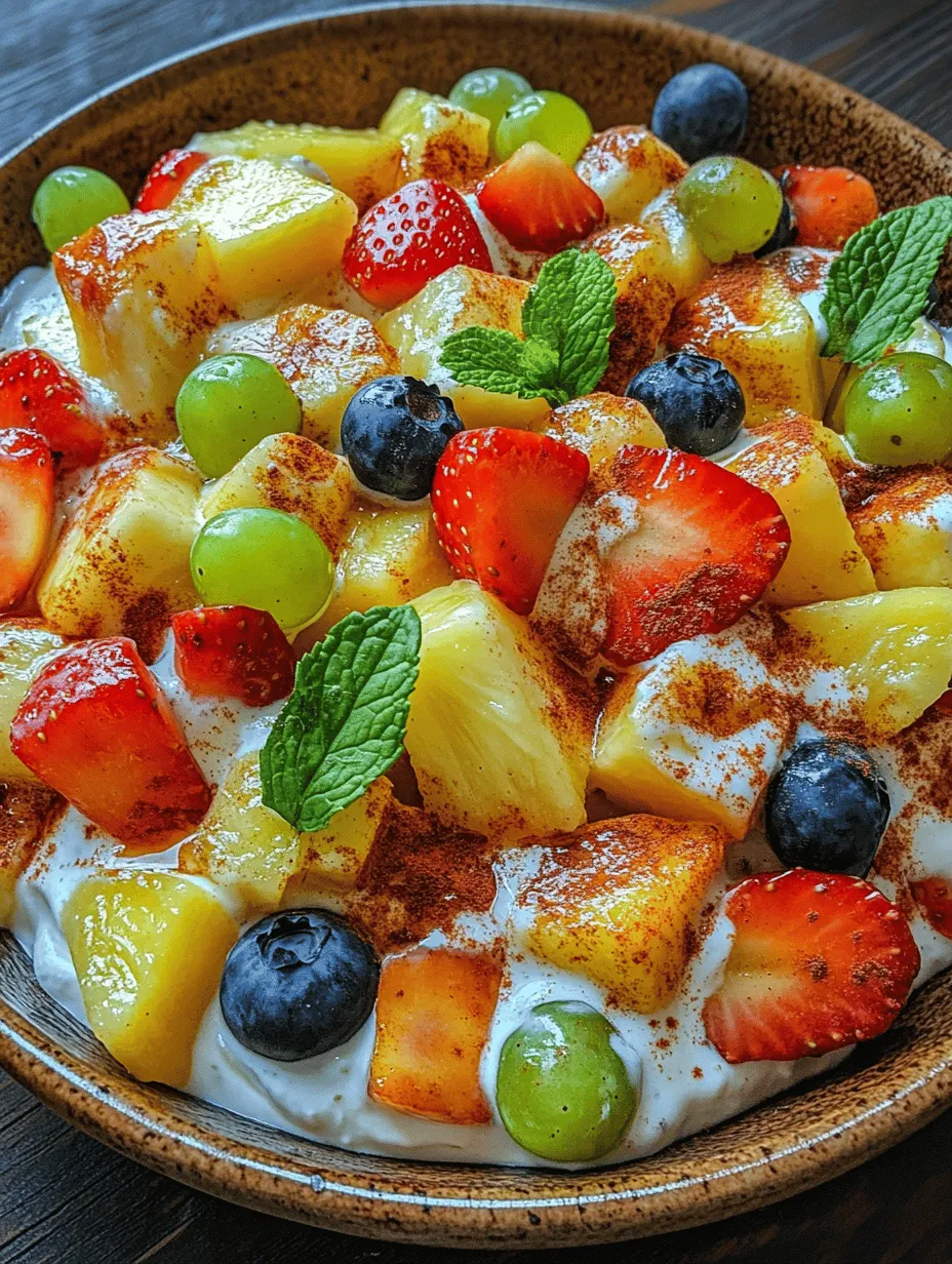 Creamy Fruit Salad Delight: A Refreshing Recipe for All Occasions