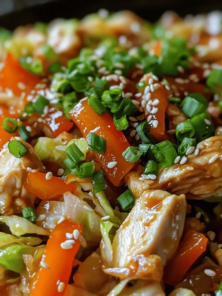 To fully appreciate the benefits of the Crunchy Chicken Cabbage Delight, let's take a closer look at each ingredient involved in this wholesome recipe. Each component plays a vital role, contributing not only to the dish's flavor but also to its nutritional profile.
