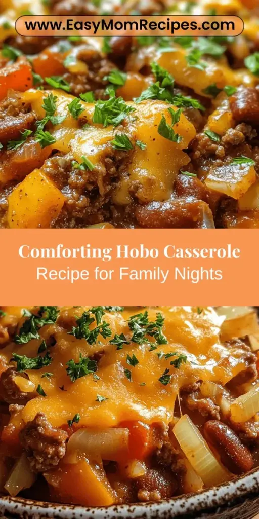 Discover the heartwarming goodness of Hobo Casserole Delight, a comforting dish that’s perfect for busy nights or family gatherings. This hearty casserole features a delicious blend of ground beef, colorful vegetables, and elbow macaroni in a savory tomato sauce. Easy to prepare and packed with nutrients, it’s a meal that appeals to all ages. Explore variations and nutritional benefits while learning how to make this satisfying dish that brings everyone together at the table.