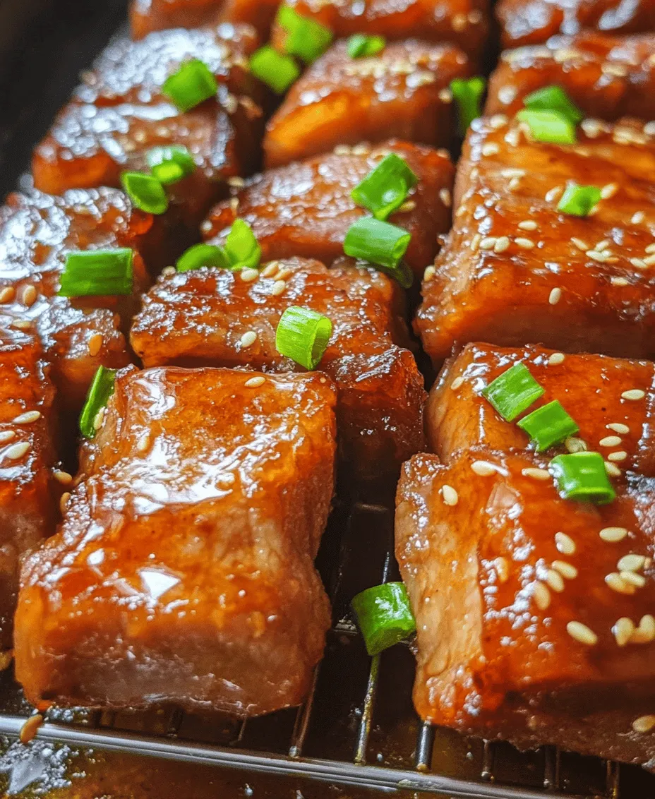 Chinese BBQ Pork, also known as Char Siu, is a beloved dish that has made its mark not just in Chinese cuisine but around the globe. The dish is characterized by its tender, juicy pork coated in a beautifully caramelized glaze, resulting in a perfect balance of sweet and savory flavors. Char Siu is often found hanging in restaurant windows, its vibrant red hue drawing the attention of passersby, and it is a staple at Chinese barbecues and festive gatherings.