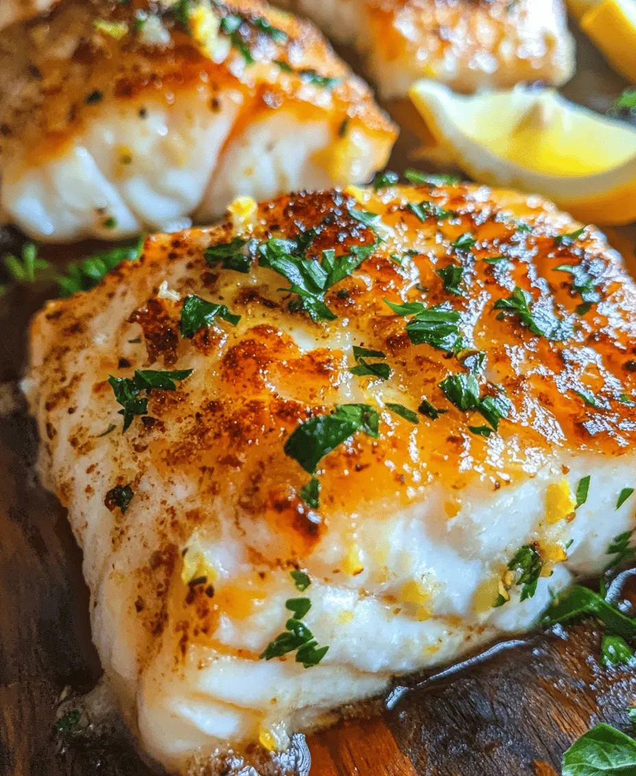 In today's fast-paced world, finding time to prepare a healthy and delicious meal can be a challenge. However, the Easy Lemon Butter Cod Recipe stands out as a perfect solution for busy weeknights. This dish is not only incredibly simple to whip up, but it also exudes flavor and freshness that will make your taste buds sing. With a preparation time of just 20 minutes, this recipe allows you to enjoy a nourishing dinner without spending hours in the kitchen.