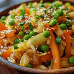 In a world where healthy eating is becoming more essential, finding delicious ways to incorporate vegetables into our daily meals is vital. One dish that perfectly embodies this philosophy is the Crunchy Green Delight Cabbage Stir Fry. This vibrant and nourishing recipe is not only a feast for the eyes but also a powerhouse of nutrients, making it an ideal choice for anyone looking to enhance their diet with wholesome ingredients.
