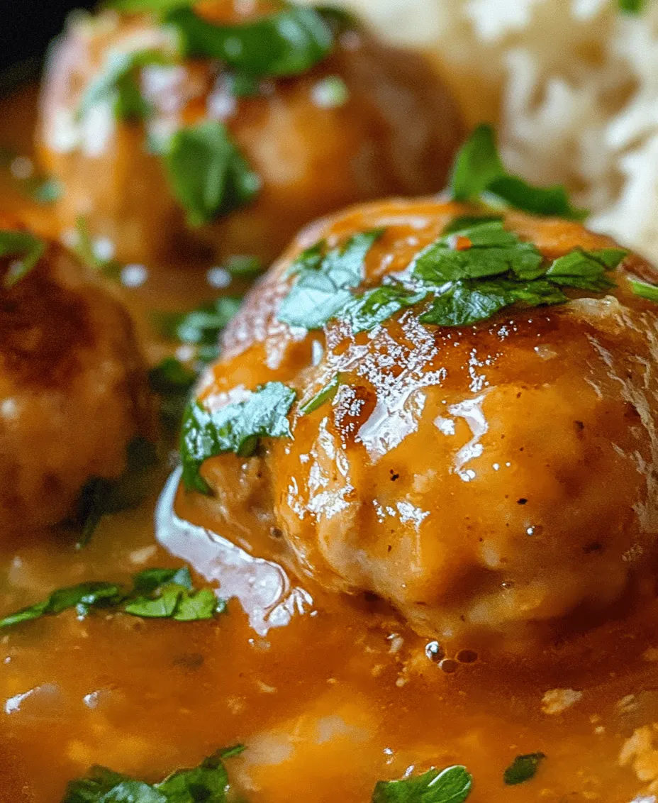 Delve into the vibrant world of Thai cuisine with this delightful recipe for Thai Chicken Meatballs in Curry Sauce. This dish perfectly marries the rich flavors of traditional Thai spices with the tender, juicy texture of chicken meatballs, all enveloped in a creamy, aromatic coconut curry sauce. Ideal for a comforting family dinner or an impressive meal for guests, this recipe is accessible for home cooks of all skill levels. The combination of fresh herbs, spices, and the luscious curry sauce makes this dish not just a meal, but an experience that transports you straight to the bustling streets of Thailand. Read on to discover how to create this culinary masterpiece in your own kitchen.