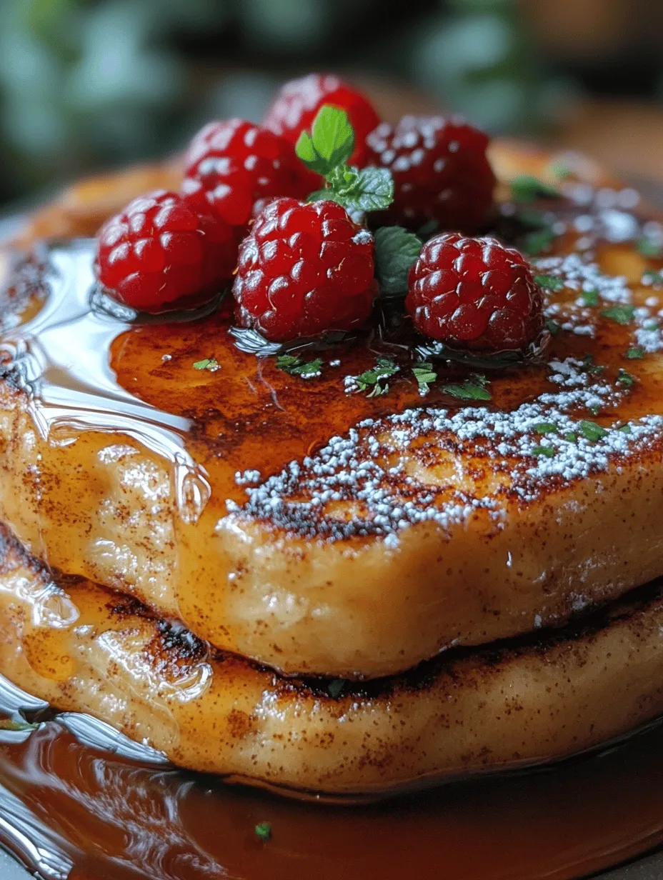 Imagine waking up on a lazy weekend morning, the sun streaming through your kitchen window, and the warm, inviting aroma of cinnamon wafting through the air. If you're a fan of breakfast, you’re likely familiar with the joy that both cinnamon rolls and French toast bring to the table. Now, imagine combining these two beloved breakfast classics into one delightful dish: Cinnamon Roll French Toast Delight. This recipe is not just about indulging in sweet flavors; it embodies the spirit of comfort food, making it the perfect choice for special occasions or simply to brighten up a slow Sunday brunch.