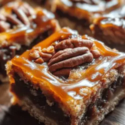 If you’re a fan of desserts that balance sweet and salty flavors, then Sweet & Salty Turtle Bars are about to become your new favorite treat. This delightful dessert combines the richness of chocolate, the nuttiness of pecans, and the indulgent sweetness of caramel, creating a bar that is not only delicious but also incredibly satisfying. Perfect for gatherings, celebrations, or simply to indulge yourself at home, these bars are a crowd-pleaser that everyone will love.