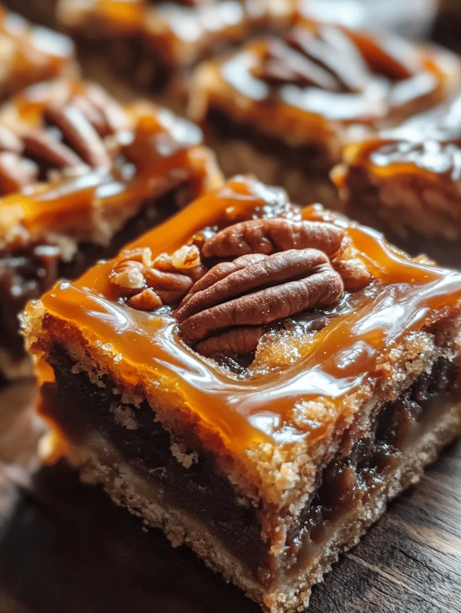 Sweet & Salty Turtle Bars Recipe