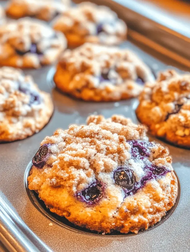 Blueberry Muffin Cookies with Streusel Topping offer a delightful fusion of two beloved treats, marrying the soft, moist texture of muffins with the satisfying crunch of cookies. This unique recipe is more than just about the delicious taste; it embodies the joy of baking and sharing homemade goodies with family and friends. The combination of fresh blueberries, zesty lemon, and a buttery streusel topping makes these cookies an irresistible choice for breakfast or a sweet snack. Whether you're looking to impress guests at a brunch or treat yourself to a cozy afternoon delight, these cookies are sure to please. In this article, we will explore the ingredients, step-by-step instructions, and various ways to enjoy these delightful cookies, ensuring you have all the information needed to create a batch right from your kitchen.