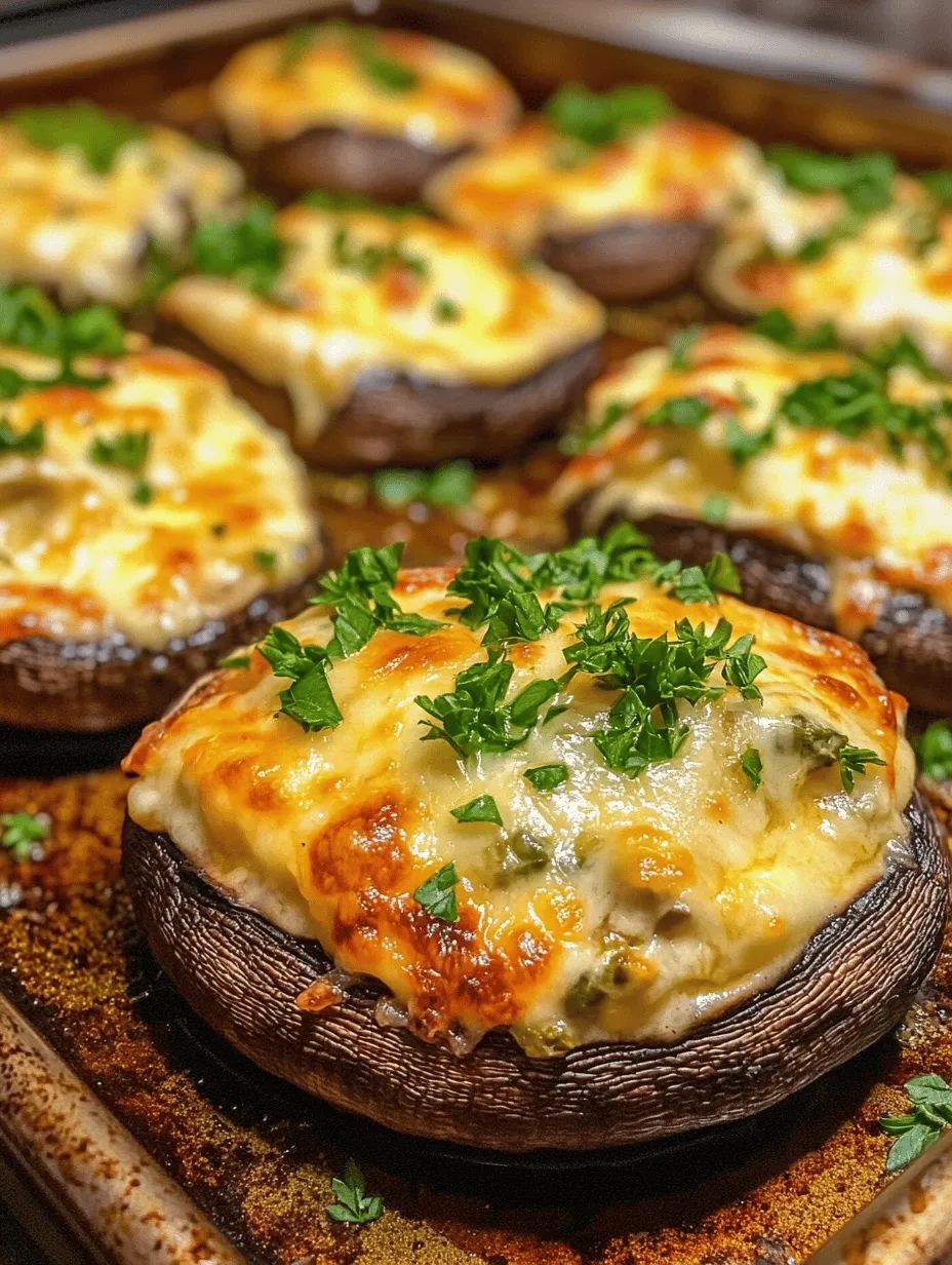 In the world of appetizers, few dishes can rival the creamy, savory delight of stuffed mushrooms. This recipe for Cheesy Spinach & Artichoke Stuffed Mushrooms stands out not only for its rich flavor but also for its ease of preparation, making it a favorite among home cooks and party planners alike. Whether you’re hosting a gathering, enjoying a family dinner, or simply indulging in a cozy night at home, these stuffed mushrooms are the perfect addition to your menu.