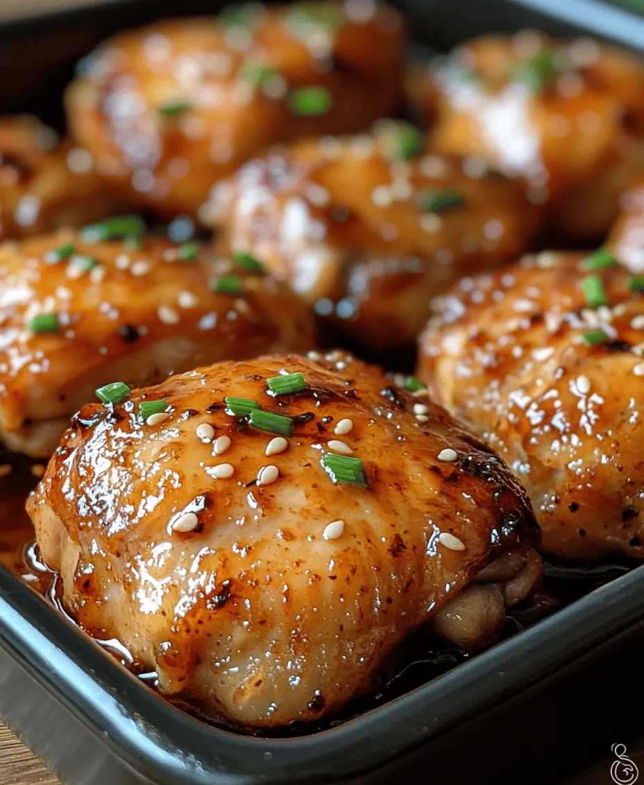 If you're looking to impress at your next dinner gathering or simply want to elevate your weeknight meals, look no further than Sweet & Sticky Honey Garlic Chicken Thighs. This dish is a tantalizing blend of sweet and savory that promises to tantalize taste buds and leave everyone asking for seconds. The key players in this culinary delight are the harmonious combination of rich honey, umami-packed soy sauce, and aromatic garlic. This triad of flavors creates a mouthwatering glaze that clings beautifully to tender chicken thighs, resulting in a meal that's both comforting and satisfying.