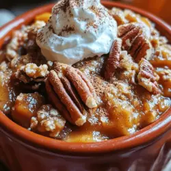 As the leaves begin to change and a cool breeze sweeps through, the allure of autumn beckons us to indulge in seasonal delights. Among these, the Pumpkin Pecan Cobbler Delight stands out as a heartwarming dessert that perfectly captures the essence of fall. This recipe combines the creamy richness of pumpkin with the satisfying crunch of pecans, creating a symphony of flavors that is both comforting and celebratory. Whether served at Thanksgiving dinner or enjoyed during a cozy evening at home, this cobbler is sure to become a cherished favorite.