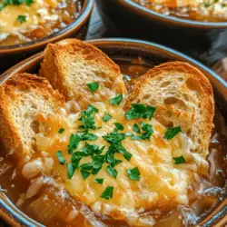 French onion soup is a timeless classic that has warmed hearts and filled stomachs for generations. Its rich layers of flavor, the comforting warmth of broth, and the delightful contrast of crispy bread topped with melted cheese make it a quintessential comfort food. Traditionally, this beloved dish is prepared on the stovetop, requiring careful attention to bring out the natural sweetness of the onions through a slow caramelization process. However, for those who appreciate the depth of flavor but lead busy lives, the savory slow-cooked version offers a convenient alternative without sacrificing taste.