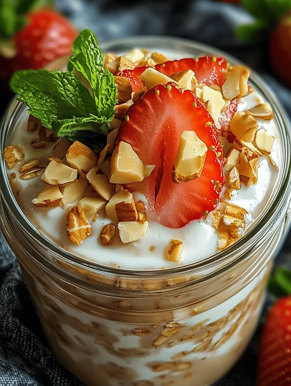 Overnight oats are a fantastic breakfast option for several reasons. First and foremost, they are incredibly convenient. By preparing them the night before, you eliminate the need for morning cooking, allowing you to enjoy a nutritious meal even on the busiest of days. Additionally, soaking oats overnight helps to break down the starches, making them easier to digest and enhancing their nutritional profile.