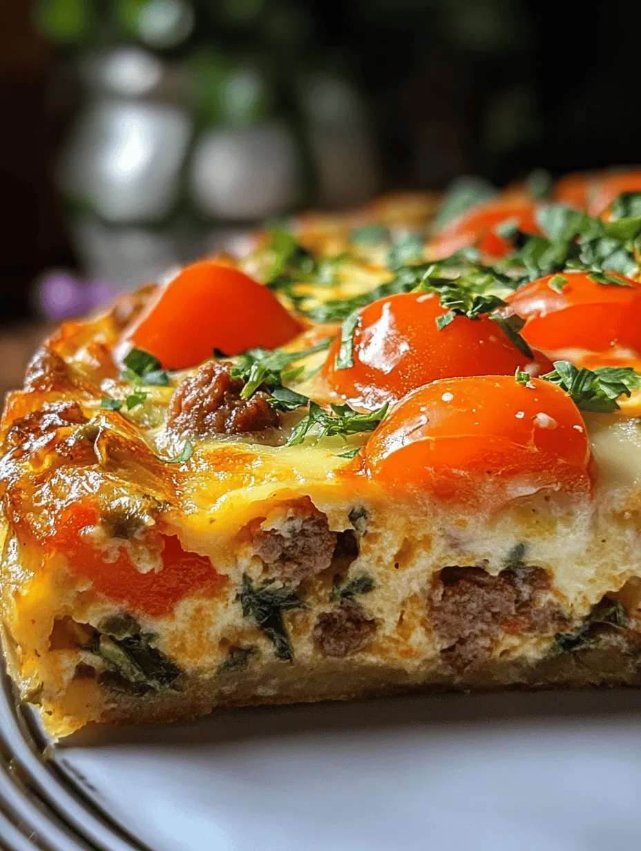 The frittata is a culinary gem known for its versatility and deliciousness, making it a perfect centerpiece for any meal. Originating from Italy, this dish is a baked egg-based creation that can be customized to fit any occasion or preference. This Easter, we invite you to embrace the holiday spirit with our High Protein Easter Sausage Frittata. Not only does it offer a delightful blend of flavors, but it also packs a nutritional punch. High-protein meals are essential for a balanced diet, supporting muscle health, promoting satiety, and providing the energy needed to enjoy all your Easter activities.