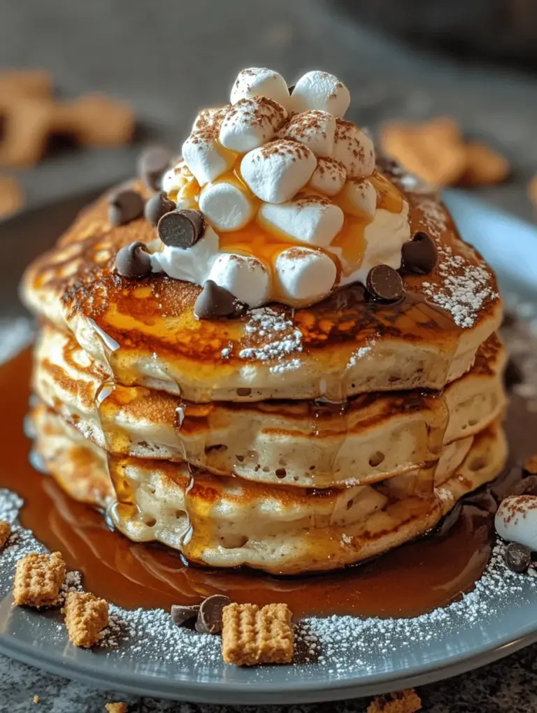 To craft the best S'mores Pancakes, it’s essential to understand the key ingredients that contribute to their flavor and texture. Each component plays a vital role in creating that signature combination of sweetness, richness, and nostalgia. Let’s delve into the ingredients that come together to create this delicious breakfast treat.