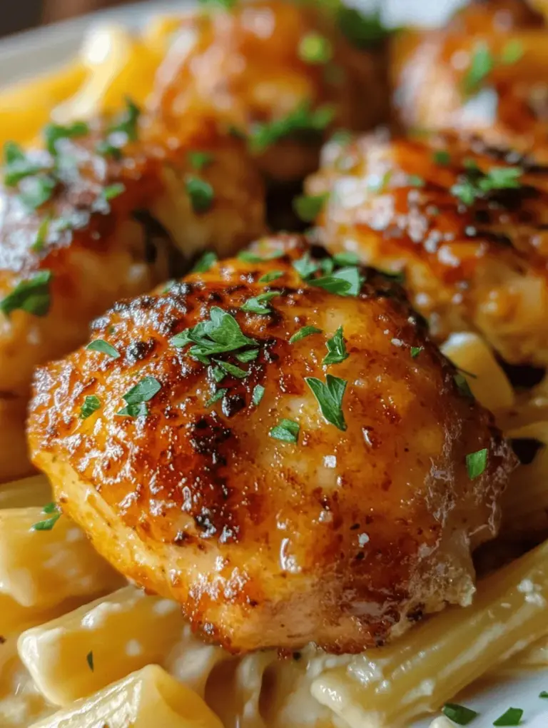 If you’re looking for a dish that beautifully combines comfort and flavor, look no further than Garlic Parmesan Chicken Bites paired with Creamy Pasta. This delightful recipe not only satisfies the taste buds but also creates an inviting atmosphere, making it perfect for family dinners, friendly gatherings, or a cozy night in. The contrast between the crunchy chicken bites and the velvety pasta creates a symphony of flavors and textures that is sure to impress anyone at the table.
