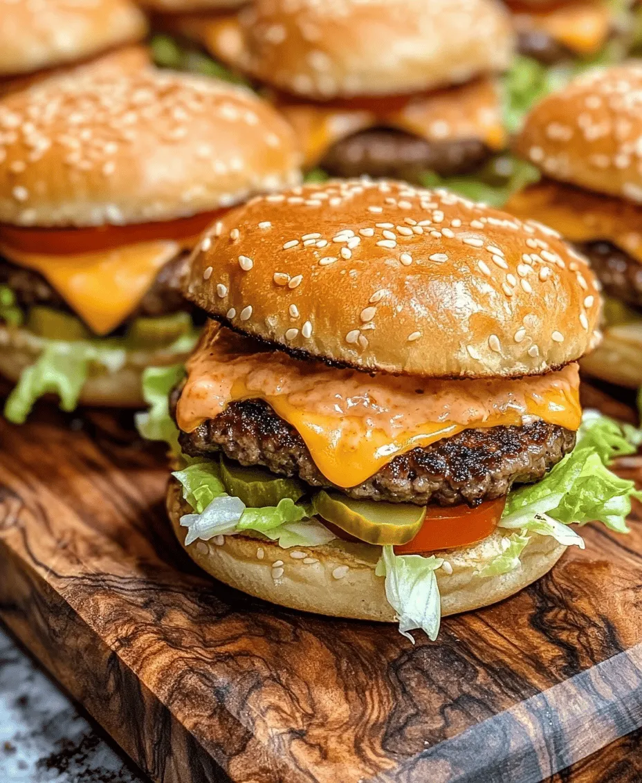 To create the ultimate Mini Big Mac Cheeseburgers, it’s essential to understand the role each ingredient plays in building the flavor profile and texture of this beloved dish. Here’s a closer look at the key ingredients that make these sliders special: