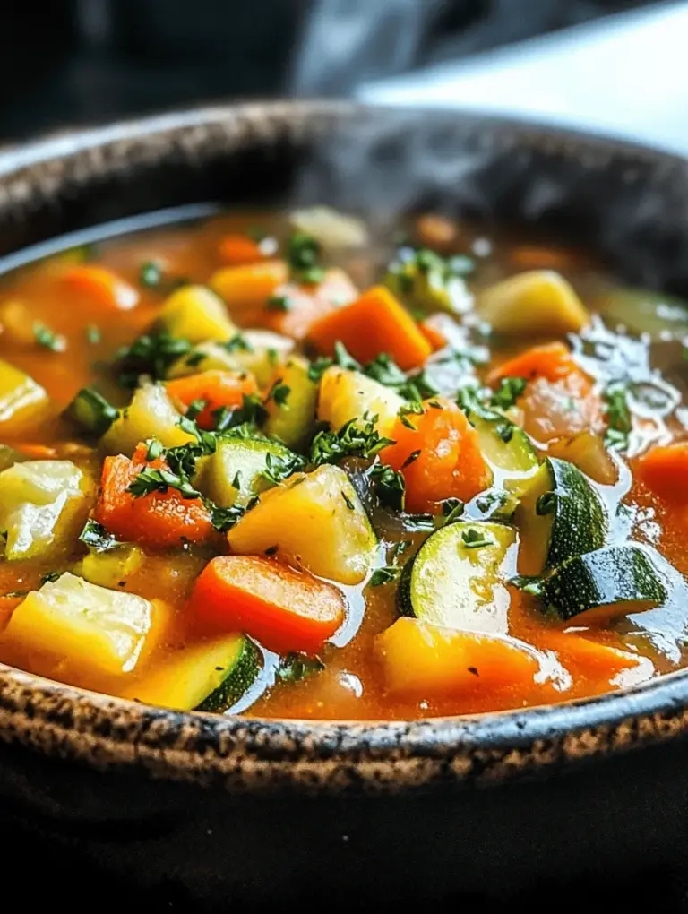 In today's fast-paced world, the importance of incorporating fresh vegetables into our diets cannot be overstated. Fresh produce is not only packed with essential vitamins and minerals but also contributes to overall health and well-being. One delightful way to enjoy a medley of seasonal vegetables is through a warm, comforting bowl of homemade soup. Enter the Garden Bounty Vegetable Soup, a versatile and nourishing dish that celebrates the vibrant flavors of nature's harvest.