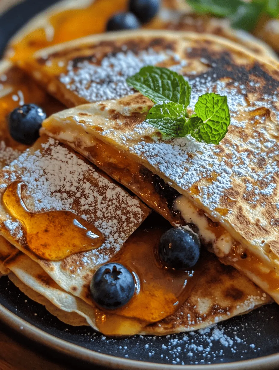 Mornings can often feel rushed, leaving little time for a satisfying breakfast. However, with the right recipe, you can transform a simple morning into a delightful culinary experience. Enter the Blueberry Breakfast Quesadilla—a deliciously innovative dish that combines the sweet, juicy goodness of blueberries with the creamy, comforting texture of cheese all wrapped in a warm tortilla. This unique breakfast treat is not only visually appealing but also a fantastic way to provide your family with a wholesome start to their day.