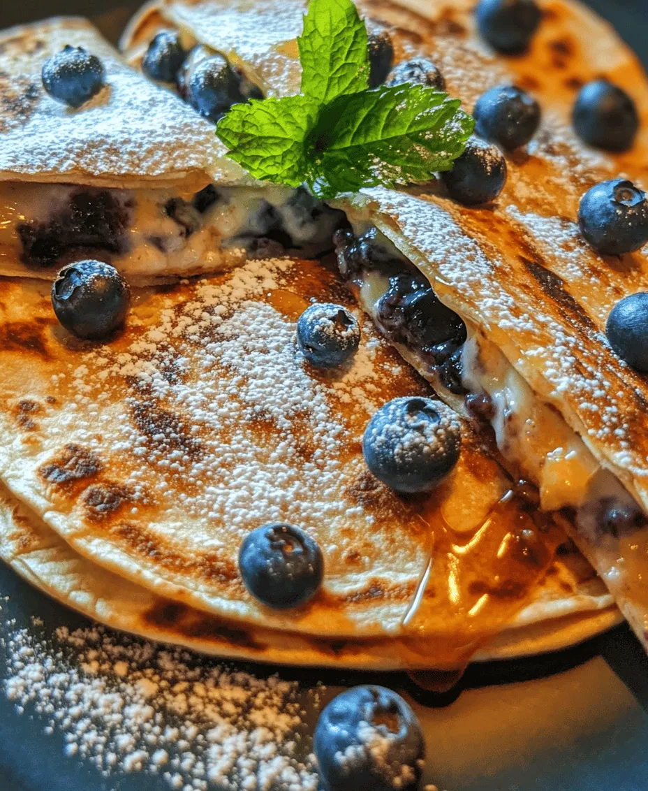 Mornings can often feel rushed, leaving little time for a satisfying breakfast. However, with the right recipe, you can transform a simple morning into a delightful culinary experience. Enter the Blueberry Breakfast Quesadilla—a deliciously innovative dish that combines the sweet, juicy goodness of blueberries with the creamy, comforting texture of cheese all wrapped in a warm tortilla. This unique breakfast treat is not only visually appealing but also a fantastic way to provide your family with a wholesome start to their day.