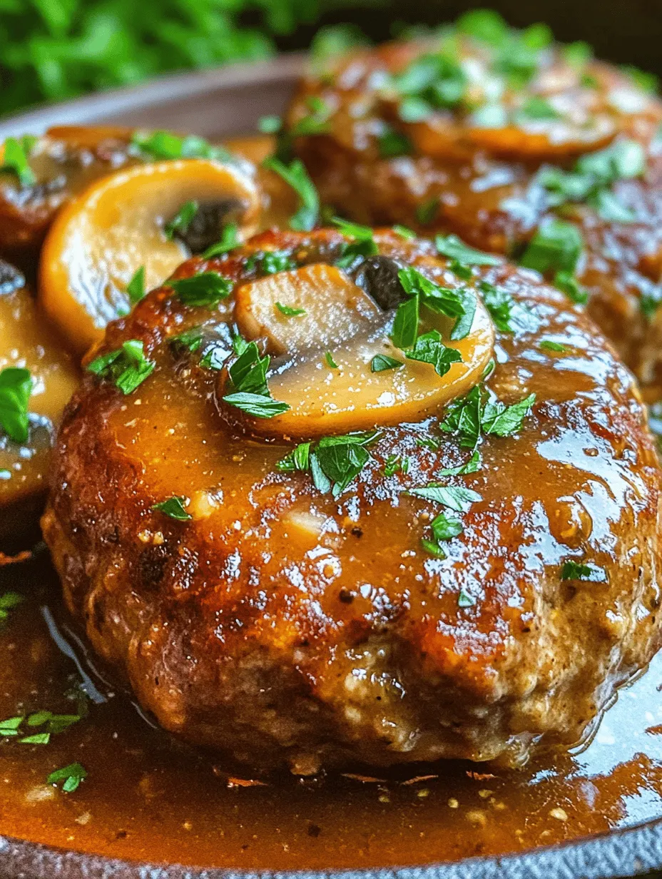 Salisbury Steak is a quintessential comfort food that has warmed the hearts and bellies of families across America for generations. This dish, often associated with hearty, home-cooked meals, features a delectable blend of flavors and textures, offering a satisfying experience that is both nostalgic and delicious. Among the many variations of this classic recipe, Bobby Flay’s version stands out for its expertly crafted flavors and modern twist on a time-honored favorite. Known for his skillful techniques and bold flavor combinations, Flay's rendition of Salisbury Steak with Mushroom Gravy elevates this simple dish to a new level of culinary delight.