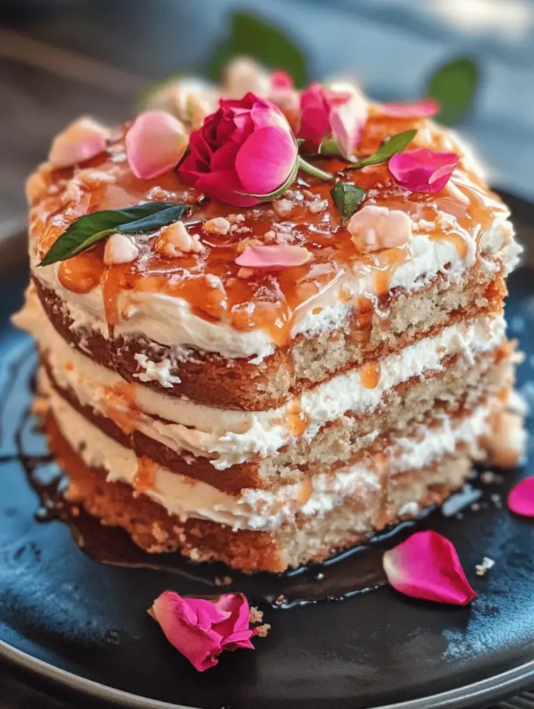In recent years, the culinary world has seen a delightful trend towards the incorporation of floral flavors in baking. Chefs and home bakers alike are experimenting with ingredients that bring not only unique tastes but also stunning visuals to the table. Among these, rose flavor stands out for its fragrant aroma and delicate sweetness, making it an enchanting choice for desserts. Today, we invite you to explore the Decadent Rose Milk Cake Delight — a stunning cake that offers a unique dessert experience, combining the floral notes of rose with the comforting richness of milk.