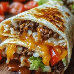 Taco Bell-Inspired Beefy Melt Burrito: A Homemade Delight