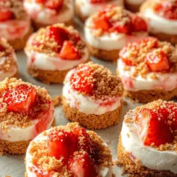 As the warm sun graces our summer days, the desire for refreshing and delightful treats grows stronger. No-bake desserts have surged in popularity, offering a quick and convenient solution for those hot afternoons and impromptu gatherings. Among these delightful options, no-bake strawberry cheesecake bites stand out, perfectly marrying the creamy texture of cheesecake with the bright, fresh essence of strawberries. With minimal effort and time required, these bites are a fantastic addition to any dessert table, making them accessible to both novice and experienced bakers alike.