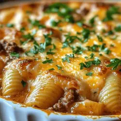In today’s fast-paced world, finding a meal that strikes the perfect balance between quick preparation and comforting flavors can feel like an elusive quest. That’s where the Easy Creamy Beef and Pasta Shells recipe comes into play. This dish encapsulates the essence of a hearty, soul-soothing meal that is both delightful and simple to prepare, making it a go-to for busy weeknights. With its creamy texture and savory flavors, it has quickly become a cherished favorite among families looking for a wholesome dinner option.