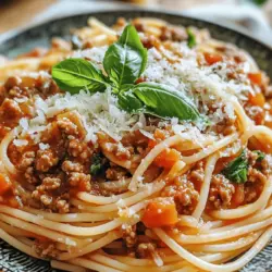 Spaghetti Bolognese is more than just a meal; it’s a culinary tradition that has transcended borders to become a beloved dish across the globe. Originating from the northern Italian city of Bologna, this hearty pasta dish boasts a rich, meaty sauce that beautifully clings to perfectly cooked spaghetti. The combination of flavors in Spaghetti Bolognese makes it a staple in Italian homes and restaurants, celebrated for its comforting essence and satisfying taste.