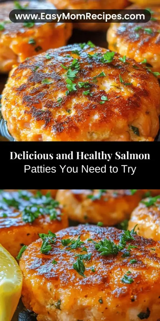Dive into the deliciousness of Irresistible Salmon Patties with our easy guide! Perfect for a healthy meal, these patties combine flavor and nutrition effortlessly. Packed with omega-3 fatty acids, they offer incredible health benefits without sacrificing taste. Learn about essential ingredients, cooking techniques, and serving suggestions that will wow your family and friends. Elevate your next meal with these satisfying salmon delights that promise a delightful culinary experience!