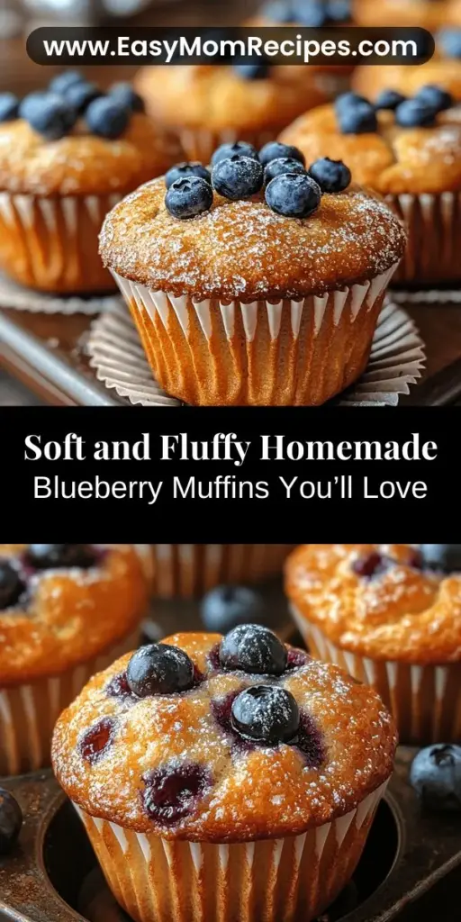 Indulge in the sweet aroma of homemade blueberry muffins with this easy recipe that guarantees soft, fluffy perfection. Discover the essential ingredients like all-purpose flour, ripe blueberries, and buttermilk that come together to create a delightful treat for any occasion. Whether served warm for breakfast or as a snack, these muffins are sure to become a family favorite. Embrace the joy of baking and share the deliciousness with loved ones!