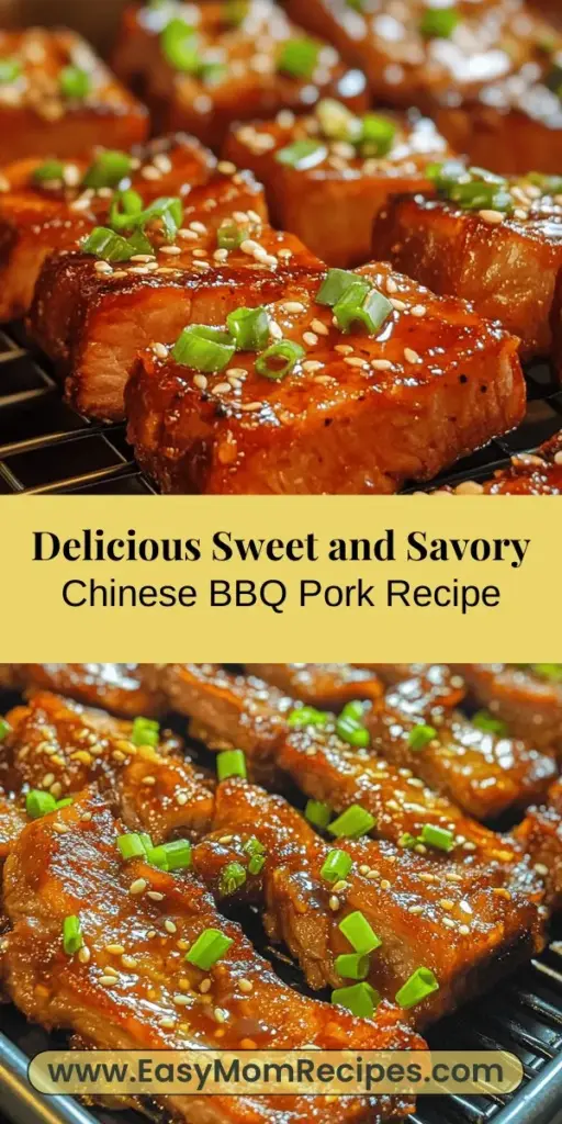 Discover the delightful flavors of Sweet & Savory Chinese BBQ Pork, also known as Char Siu. This iconic dish features tender pork coated in a luscious glaze that perfectly balances sweet and savory notes. With tips on selecting premium ingredients and a step-by-step guide to marinating and cooking, you can impress family and friends with this beloved dish. Perfect for any gathering, Char Siu promises a delicious taste of Chinese culinary tradition at home!