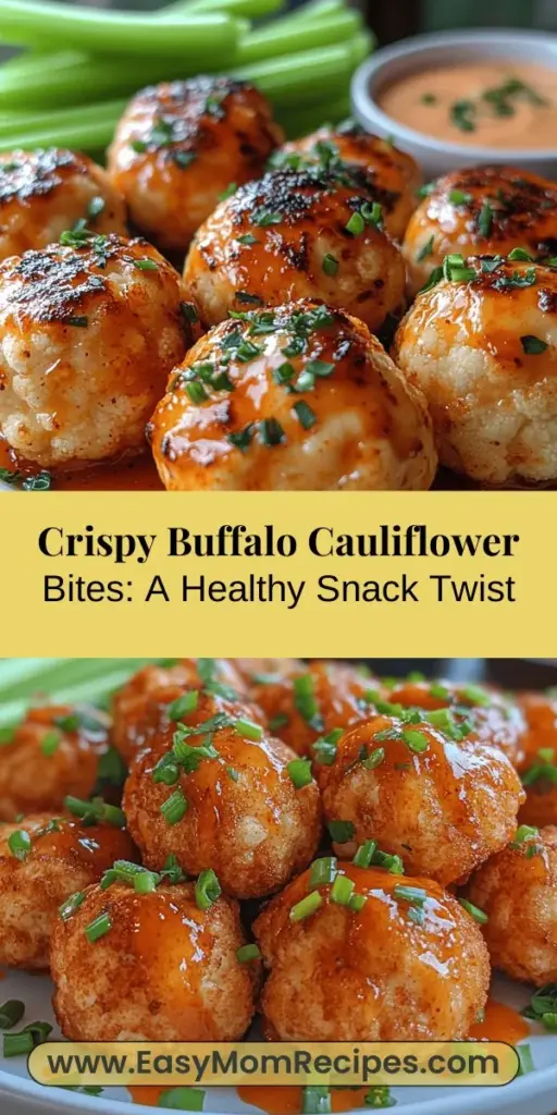 Discover the delicious world of Buffalo Cauliflower Bites—a perfect plant-based alternative to traditional buffalo wings. These crispy, savory bites are not only full of flavor but also packed with nutrients. Made with simple ingredients like cauliflower, flour, and your choice of hot sauce, they can easily fit into any dietary plan. Whether for game day or a casual gathering, they promise to satisfy your cravings without the guilt. Try them today and enjoy a healthy snack that's sure to impress!