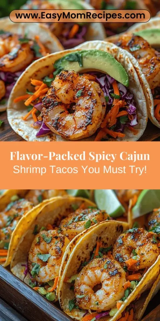 Discover the rich flavors of Louisiana with Spicy Cajun Shrimp Tacos! This delicious dish brings the heat of bold Cajun spices together with succulent shrimp, wrapped in warm tortillas. Learn how to create a zesty slaw that balances the spice and enhances the overall taste. Perfect for casual dinners or festive gatherings, these tacos invite everyone to enjoy a culinary journey through Cajun cuisine. Try this easy recipe at home and impress your family and friends!
