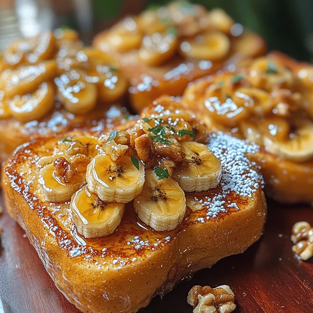 Breakfast and brunch hold a special place in the hearts of many food enthusiasts, often serving as the perfect opportunity to indulge in delightful dishes that start the day on a high note. Among the myriad options available, Caramelized Banana French Toast stands out as an indulgent treat that beautifully combines flavor, texture, and a touch of luxury. This dish not only satisfies the palate but also presents a feast for the eyes, making it an ideal centerpiece for weekend brunch gatherings or a special breakfast surprise.