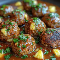 To craft the perfect Sweet & Spicy Pineapple BBQ Meatballs, it’s essential to understand the ingredients that come together in this dish. Each component plays a vital role in delivering the delicious flavors that make these meatballs a standout.