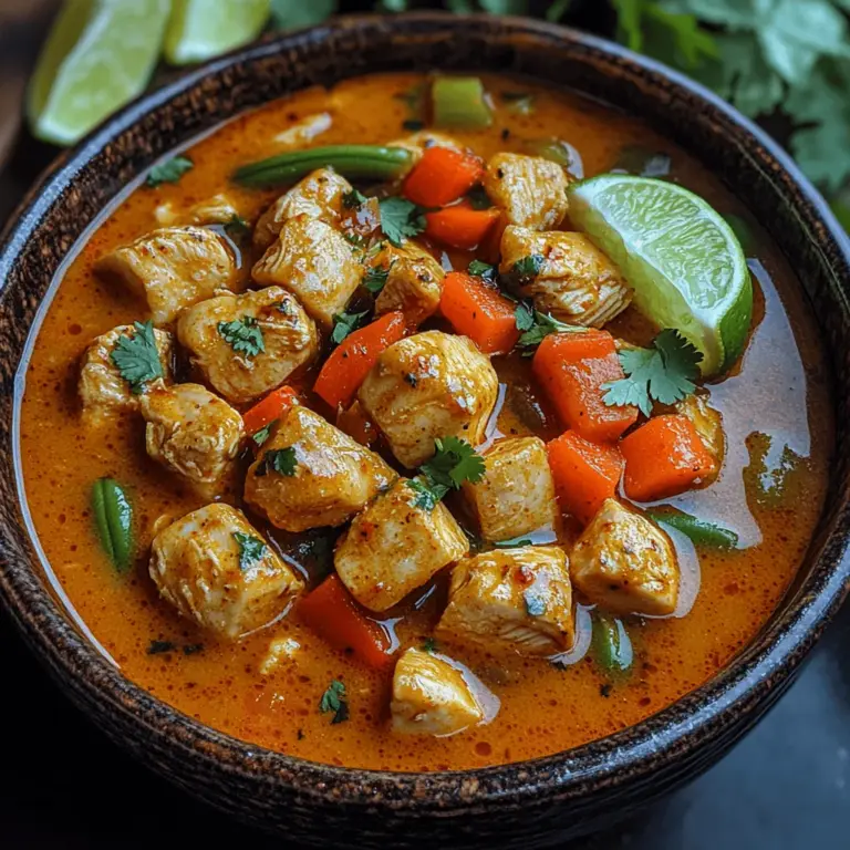 Thai cuisine is renowned for its vibrant flavors, aromatic spices, and the perfect balance of sweet, salty, sour, and bitter notes. Each dish tells a story, reflecting the rich culture and culinary traditions of Thailand. Among the many culinary treasures that this Southeast Asian nation has to offer, Thai Chicken Curry Soup stands out as a comforting and aromatic dish that warms both the body and soul.
