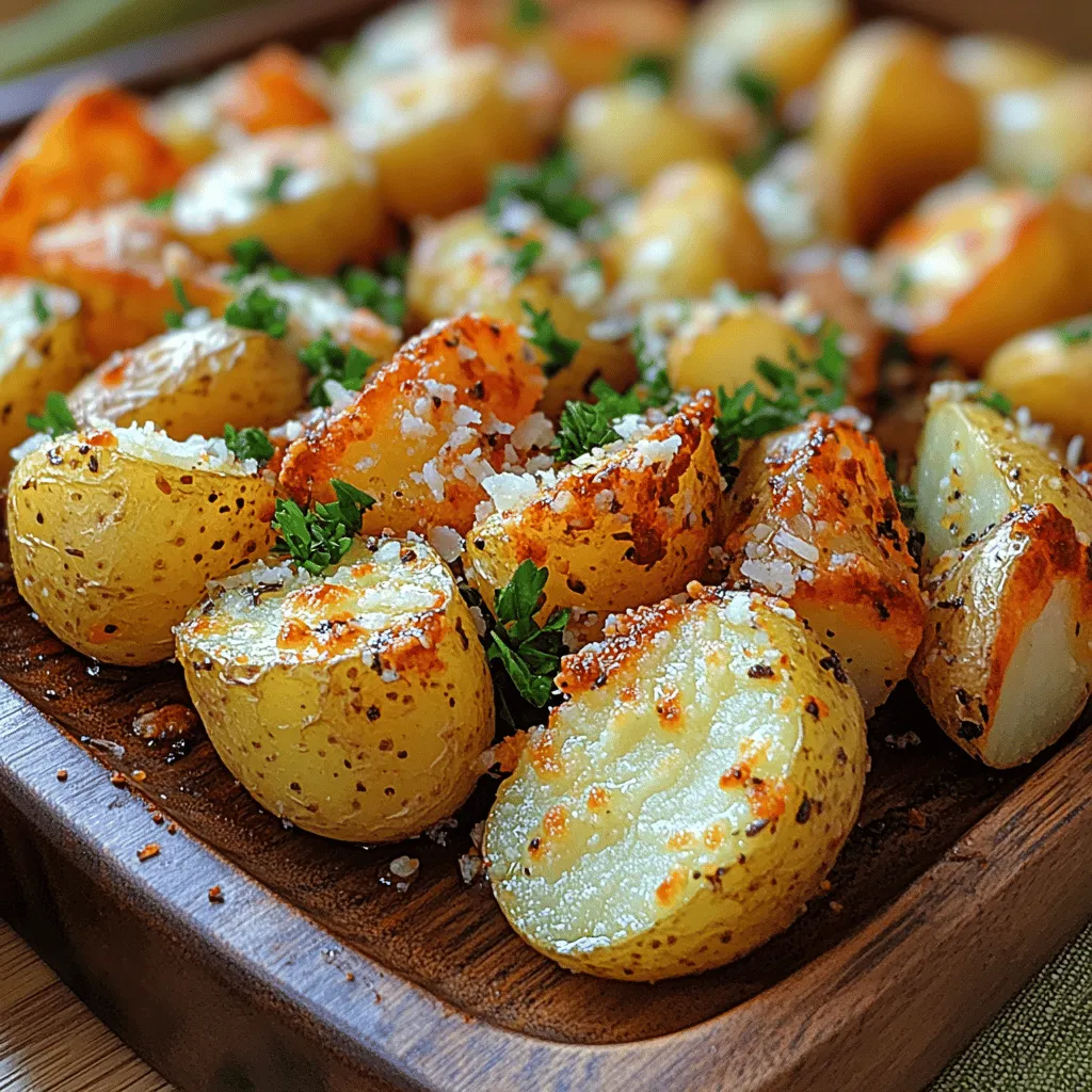 In the realm of comfort food, few dishes can rival the satisfaction derived from perfectly roasted potatoes. Crispy on the outside and fluffy on the inside, these Crispy Parmesan Roasted Potatoes elevate a simple side dish into a gourmet experience that is both delightful and approachable. This recipe is a perfect blend of simplicity and flavor, making it an ideal accompaniment to any meal. Whether you’re hosting a lively family gathering or enjoying a quiet dinner at home, these roasted potatoes are sure to impress even the most discerning palates.