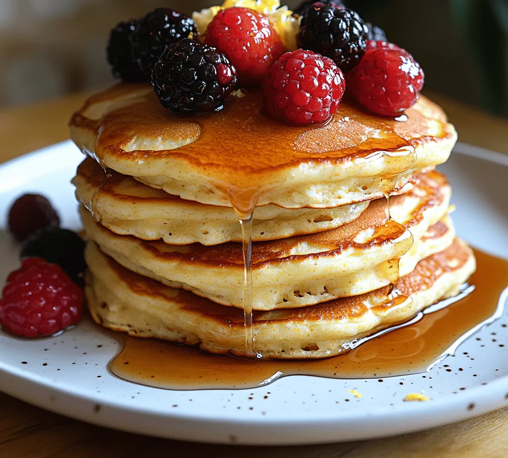 Pancakes are a beloved breakfast staple enjoyed by many around the world. Their versatility allows for a wide range of variations, from classic buttermilk pancakes to more adventurous flavors. Among the myriad of pancake recipes, fluffy ricotta lemon pancakes stand out as a delightful twist on this morning favorite. By incorporating creamy ricotta cheese and zesty lemon, these pancakes offer a unique combination of flavors and textures that elevate the traditional pancake experience.