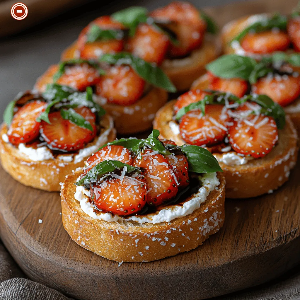Every great dish begins with quality ingredients, and Balsamic Strawberry Basil Crostini is no exception. In this section, we’ll delve into the key components that make this dish extraordinary, focusing on their quality and how they contribute to the overall flavor profile.