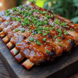 If you're searching for a dish that perfectly captures the essence of flavor and tenderness, look no further than Sticky Garlic Hoisin Ribs. This recipe brings together a mouthwatering combination of sweet, savory, and aromatic elements that are sure to impress your family and friends. The ribs become delectably sticky as they absorb the rich marinade, creating a luxurious dining experience that is hard to resist.