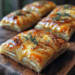 Puff pastry is the backbone of this tart. Its flaky layers create a delightful texture that contrasts beautifully with the creamy filling. When baked, puff pastry puffs up and forms air pockets, resulting in a light and airy crust that is both crispy and tender.