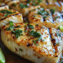 When it comes to healthy and flavorful grilling, few ingredients can rival the versatility and appeal of swordfish. This meaty, sustainable seafood choice has gained immense popularity, especially during the summer months when backyard barbecues become a staple for many families. With its firm texture and mild flavor, swordfish makes a perfect canvas for various marinades and seasonings. One standout recipe that encapsulates the essence of grilling is the Zesty Chili Lime Grilled Swordfish. This dish combines the vibrant tanginess of lime juice with the warmth of chili powder, creating a delightful balance that elevates the natural flavors of the fish.