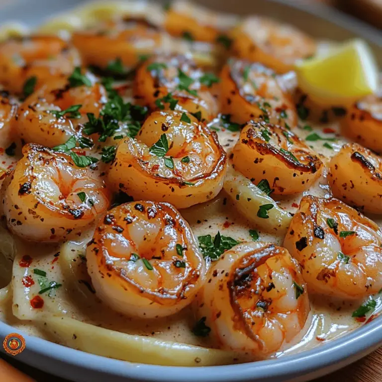 In the realm of culinary delights, few dishes can rival the comforting embrace of Shrimp in Cloudy Harmony. This exquisite recipe beautifully marries the succulent taste of fresh shrimp with a rich, creamy sauce, creating a symphony of flavors that dance on your palate. Whether you're hosting a family dinner, planning a romantic evening, or celebrating a special occasion, this dish promises to impress with its elegant presentation and delightful taste.