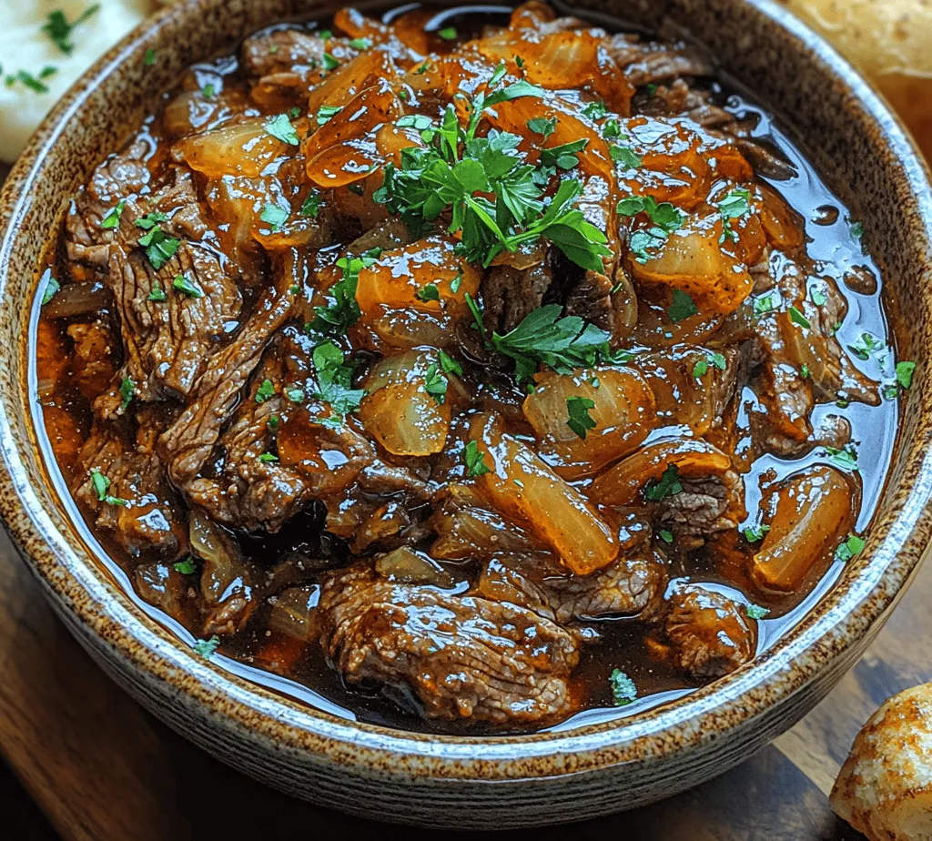 Few dishes can evoke the warmth and comfort of a home-cooked meal quite like Savory Slow Cooker Balsamic Beef. This dish is not just a meal; it’s an experience, a delightful assembly of tender beef and aromatic herbs simmered to perfection. As the slow cooker works its magic, contrasting flavors meld seamlessly, creating a sumptuous sauce that elevates the beef to new heights. The slow cooking process is crucial to this recipe, allowing the flavors to deepen and enrich, making every bite a savory delight.