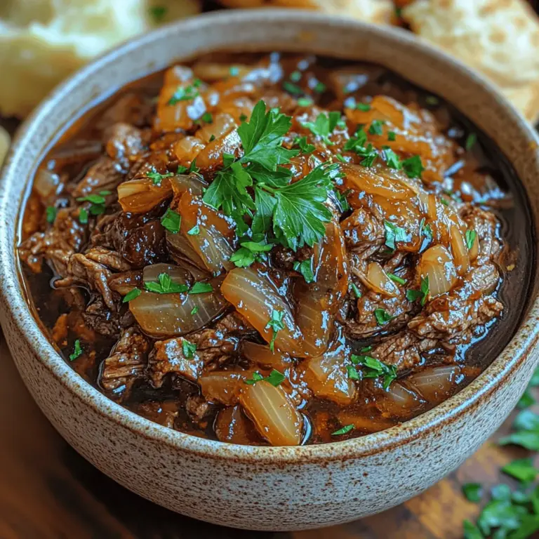 Few dishes can evoke the warmth and comfort of a home-cooked meal quite like Savory Slow Cooker Balsamic Beef. This dish is not just a meal; it’s an experience, a delightful assembly of tender beef and aromatic herbs simmered to perfection. As the slow cooker works its magic, contrasting flavors meld seamlessly, creating a sumptuous sauce that elevates the beef to new heights. The slow cooking process is crucial to this recipe, allowing the flavors to deepen and enrich, making every bite a savory delight.